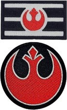 Rebel Alliance Flag Jedi Order Squadron Patch | 2PC  3" HOOK BACKING (QP675,191)