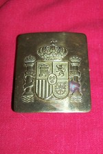 Second Spanish Republic Plvs Vltra Military Police Dress Belt Buckle Spain Army