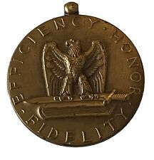 US Army Medal Military Good Conduct Emblem Fidelity Efficiency Honor Award Vtg picture