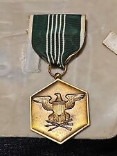 VTG WW2 US Army Military Army Commendation Medal Award For Military Merit picture