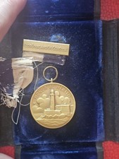 RARE 1949 ESSO MERIT TO ORDER STANDARD OIL MORRO CASTLE Medal ORIGINAL RIBBON