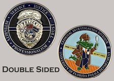 UF Police Criminal Investigation Division Challenge Coin  J#43