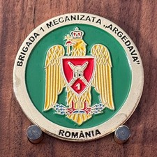 Romania Brigada 1 Mecanizata Argedava Challenge Coin 1#49