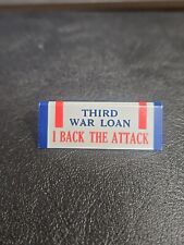 Third War Loan I Back The Attack Pin Whitehead Hoag picture