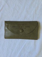 WWII US American Red Cross Gift Sewing Kit w/ Needles & Buttons