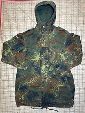 Vintage German Flecktarn Field Coat Military Camouflage Army Uniform 1991 Large picture