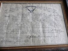 Connecticut Volunteers 1862.  Civil war promotion document. picture