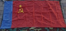 Original Soviet Era Flag of the Russian Republic on Silk 73” X 39” Stitched