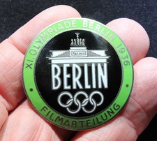 German 1936 Summer Olympics Film Department Badge – Rob. Neff Berlin W57
