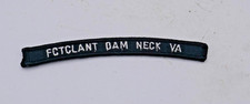 Fleet Combat Training Center Atlantic Dam Neck VA US Navy UIM ShoulderRockerTab