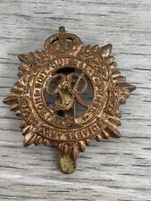 WW1 Royal British Army Service Corps 8 Point Garter Star Pin Badge Military Clip picture