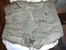 Original Czech Army Vintage Rucksack W/ Y Straps Suspenders M60 Canvas Bag #605 picture