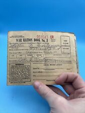 WAR RATION BOOK NO. 3 w/ STAMPS WWII AMERICA UNITED STATES ANTIQUE COLLECTIBLE picture