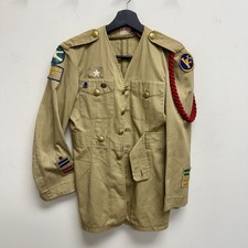 Original 1940s WWII Era Valley Forge Military Academy Cadet Uniform Patched Pins