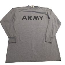 Army  M Long Sleeve  Gray Physical Fitness Uniform picture