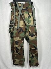 Military Chemical Protective NFR Overgarment Pants Medium/Short Woodland Camo picture