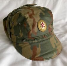 Russian Soviet Army Military Camo Camouflage Field Service Hat Cap Sz: 57 picture