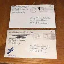 1943 WWII 883rd Signal Corps Love Letters New Orleans Air Depot Training Station picture