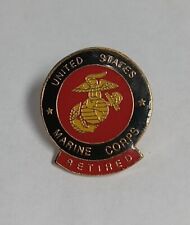 United States Marine Corps Retired Lapel Pin 1in picture