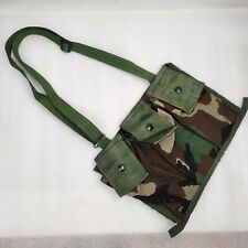 US MILITARY MOLLE II AMMO MAGAZINE BANDOLEER  WOODLAND CAMO MAG POUCH MARINES  picture