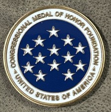 Challenge Coin ~ Congressional Medal Of Honor Foundation ~ Celebrating 20 Years