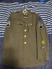 WWII Americal 23rd Division Service Coat uniform laundry Number picture