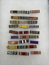 Lot Of WW2 / 1950s US Military Ribbon Bars (V41 picture