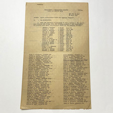 1945 318th Air Service Group Germany Campaign Credit APO 133 Signed WWII