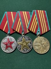 USSR  Soviet Army 3 Medals ,Set For Irreproachable Service In The Armed Forces