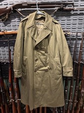 U.S. Army korea Era Trench Coat w/ Removable Wool Liner Reg Medium
