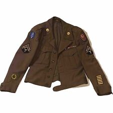 Named WWII Ike Jacket European Theater Operations Command w/Pictures & Patch picture