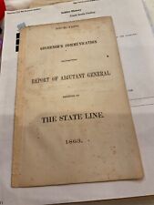 1174 CSA VIRGINIA STATE LINE DOCUMENT 1863 ROONEY LEE # 36 GOV. JOHN LETCHER picture