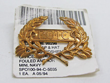 Vintage ROTC R.O.T.C. Brass / Gold Tone Lapel Pin Military Militaria  #EL picture
