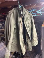 US Army Vintage Coat Cold Weather Field Jacket Men, Medium Regular