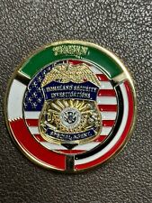 REAL N RARE ICE REYADH SOUDI ARABIA COUNTRY OFFICE CHALLENGE COIN picture