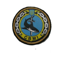 Ukrainian sleeve patch with Shark and Dagger