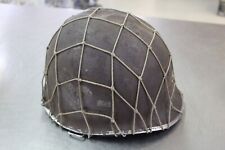 WW2 M1 USMC Front Seal Helmet with Net Cover & Liner picture