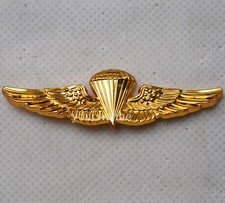 US U.S. Navy Parachute Parachutist Landings Wings Badge Pin Gold-US197