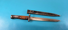 Vintage Belgium Model 1949 Rifle Bayonet Knife + Scabbard Match S/N# picture