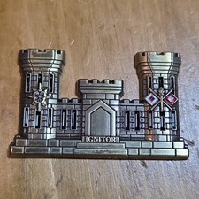 156th Brigade Engineer Battalion Castle Challenge Coin Texas Army National Guard