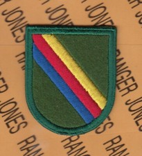 10th Special Forces Group Airborne SFGA TDY Unknown beret flash patch c/e