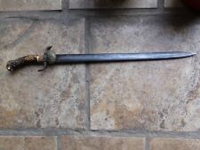 Civil War Clauberg Foot Officers Sword Made into Hunting Sword picture