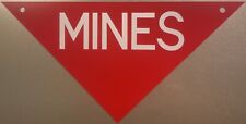 Vintage Mine Sign USA and NATO unused stock 1960s-1980s picture