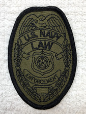 PATCH US Navy Law Enforcement Master at Arms Olive Green Retired