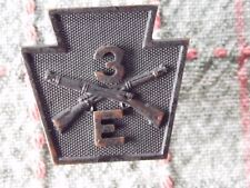 Pre-WW1 Pennsylvania National Guard 3rd PA Infantry Keystone Collar Insignia picture