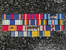 United States Air Force USAF 11 Ribbon Bar Rack Oak Leaves Bronze Star Insignia picture