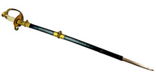 Vintage U.S. NAVY Presentation Sword With Scabbard ID'd Named Naval Officer