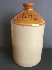 WW2 British Royal Navy Salt-Glazed Rum Jar for The Serving of Grog Dated 1945 #2 picture