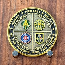 CSM James W Breckinridge Assist Protect Defend Troops Challenge Coin W#27