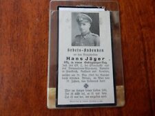 German World War II WWII Military Soldier Death Cards  1943 picture